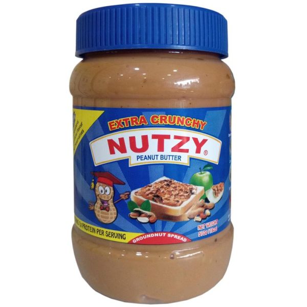 NUTZY Peanut Butter - Exctra Crunchy 510g